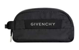 Givenchy Toilet Pouch In Nylon G Trek Black