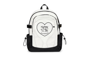 Zgo Sanrio IP Collaboration Kuromi Polyester Backpack Unisex White