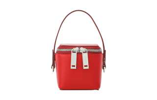 FERRAGAMO Cow Leather Coin Purse Mini Women's Red