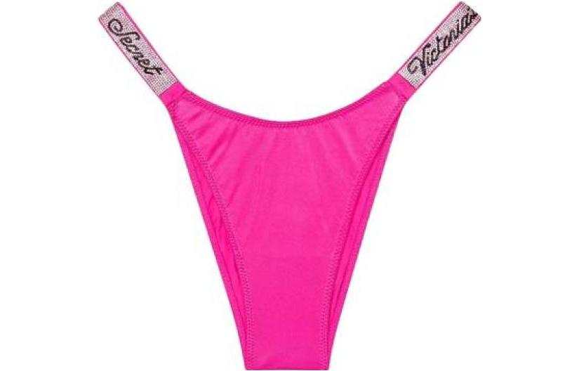 Victoria's Secret Thong Women's 1 Pack Pink Purple
