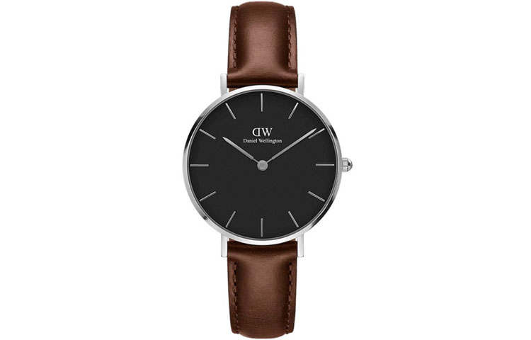 DW/DanielWellington Daniel Wellington DW Women's Watch Quartz Movement Leather Strap 32mm Black Dial Women's Watch