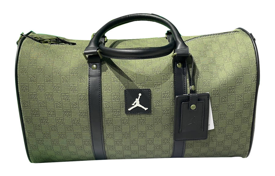 Jordan Jordan Polyester Luggage Bag, Sports Bag, Gym Bag, Crossbody Bag, One Shoulder Handbag Regular Unisex Army Green