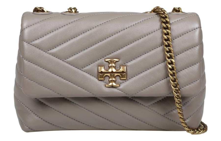 TORY BURCH Kira Leather Crossbody Bags Small Women's Hawk Gray