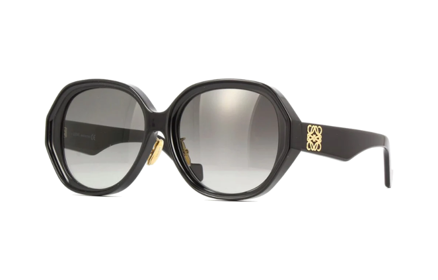 LOEWE LOEWE Irregular Shape Sunglasses Women's Black