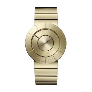 ISSEY MIYAKE Quartz Movement Stainless Steel Watchband Watch Unisex Gold Dial