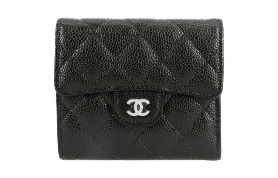 CHANEL Classic Small Flap Wallet Black AP0231