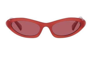 Miu Miu logo-plaque oval-frame sunglasses