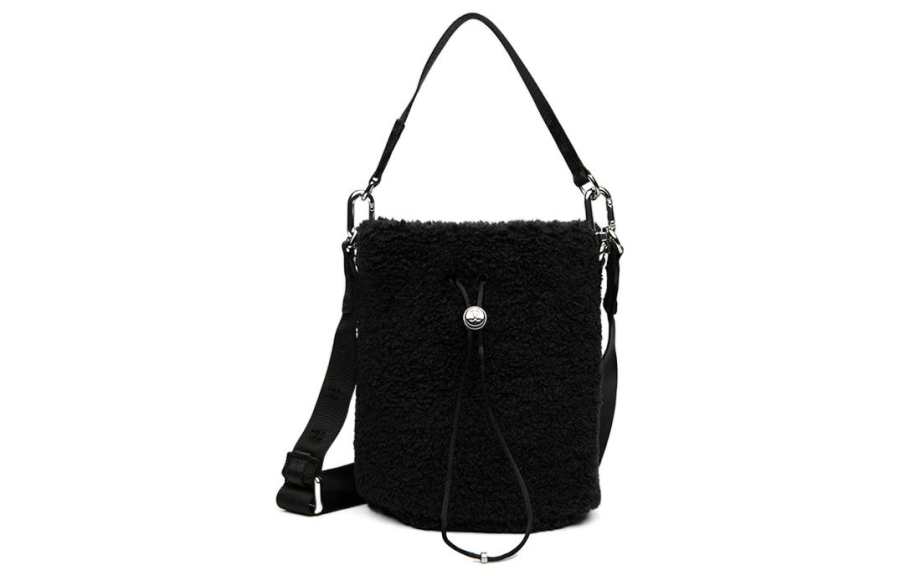 Lululemon Suede Bucket Bag, Crossbody Handbag Women's Black