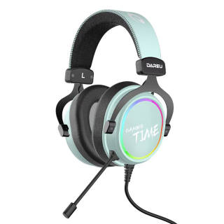 Dareu EH925 Esports Gaming, 3D Effect Virtual 7.1 Surround Sound, Wired USB Dome Gray Head mounted