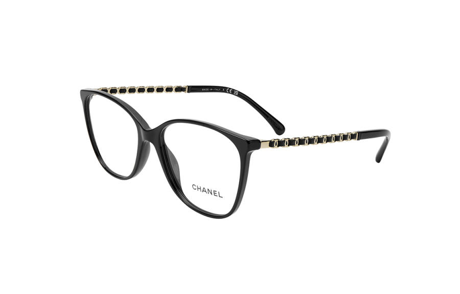 CHANEL CHANEL Plate Frame Rectangular Eyeglass Frames Unisex