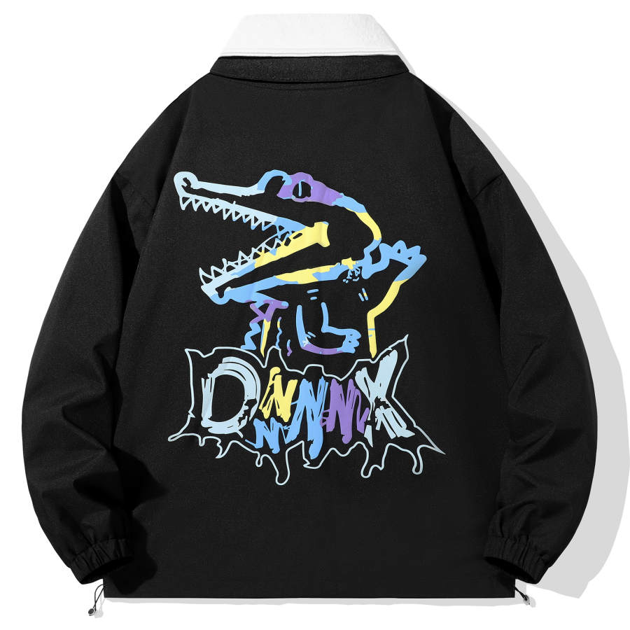 Dnnnnx Dnnnnx Jackets Unisex Lapel Moderate Mock Two Piece