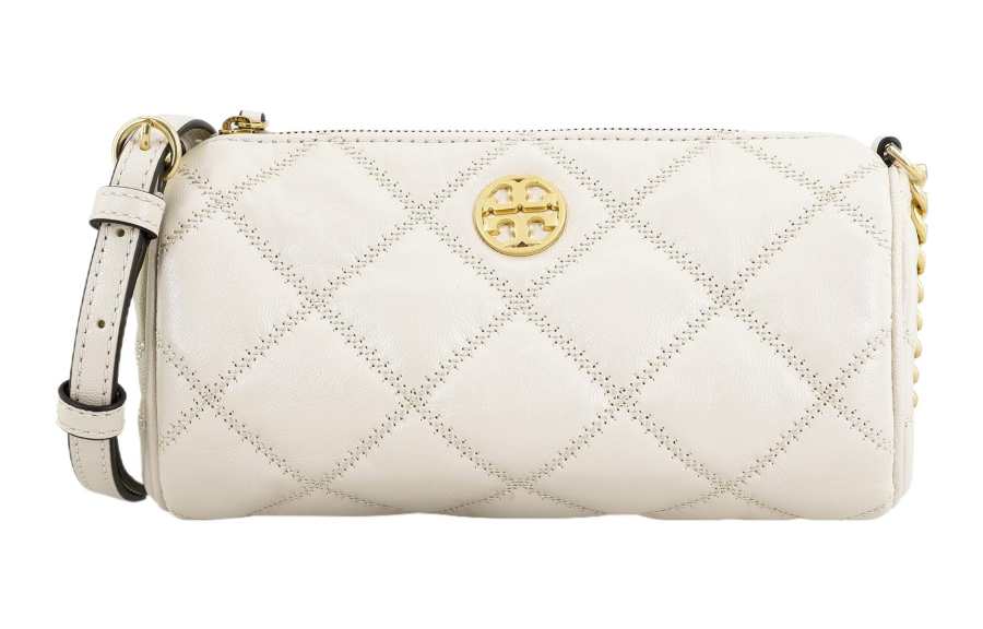 TORY BURCH TB Willa Leather Pen Holder Bag, Crossbody Bag, Shoulder Bag Small Women's Cream White
