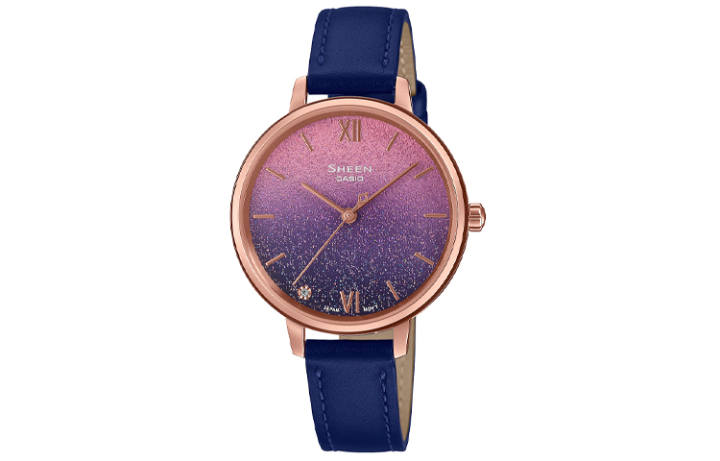 CASIO CASIO Women's SHEEN Purple Watch SHE-4548PGL-4A