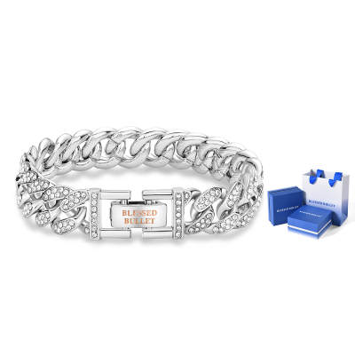 BLESSED BULLET Alloy Bracelets Unisex