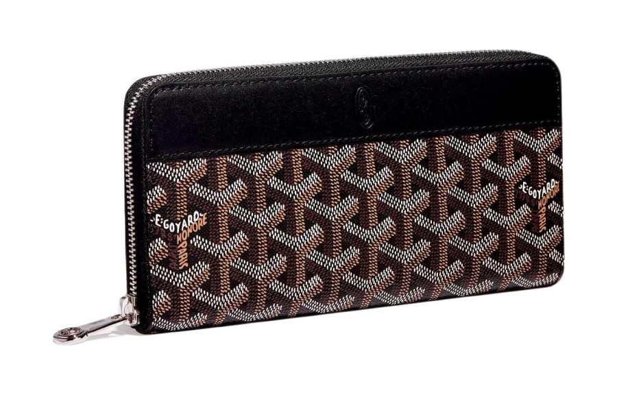 GOYARD MATIGNON Canvas With Leather Clutch Wallet Large Unisex 11 Colors