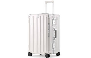 Slazenger Aluminum Frame Suitcase, Luggage, And Travel Bags For Airplane Check in Unisex Multicolor