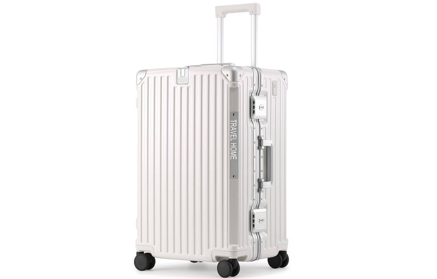 Slazenger Aluminum Frame Suitcase, Luggage, And Travel Bags For Airplane Check in Unisex Multicolor