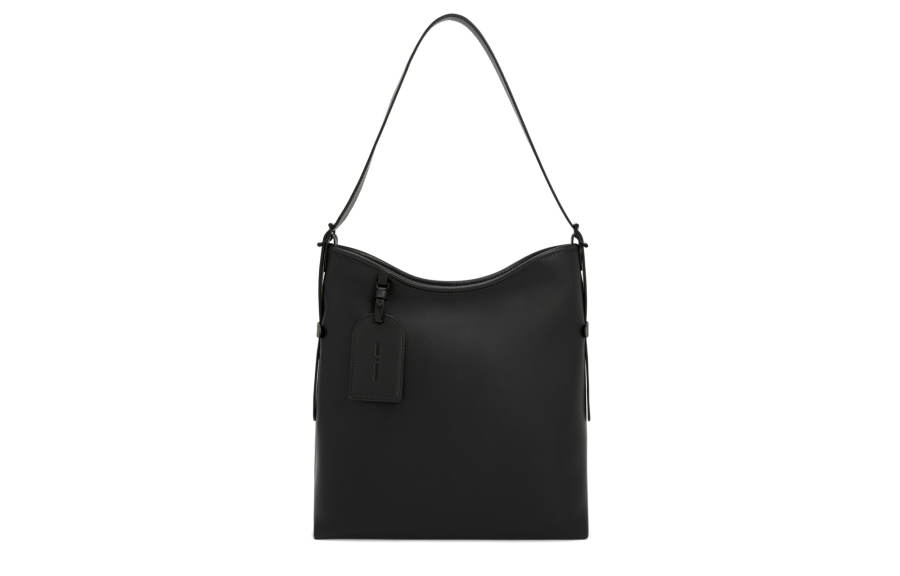 CHARLES&KEITH PU, Textile Tote Bag, Shopping Bag, Shoulder Bag Women's Black/Grey Gray/Olive Green