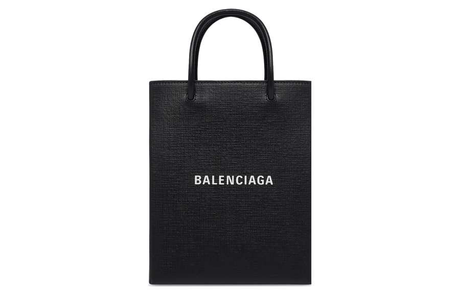 Balenciaga Balenciaga Square Cow Leather Tote Bag, Shopping Bag, Handbag Large Women's Black