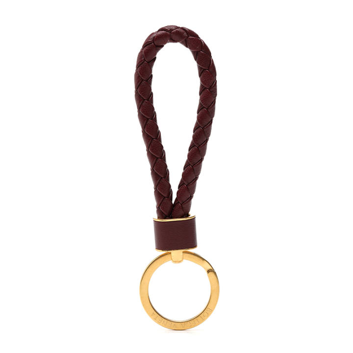Bottega Veneta Bottega Veneta Sheepskin Keychains Unisex Dark Purple