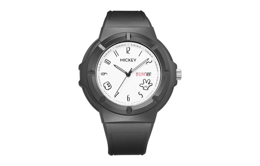 Disney Mickey Series Quartz Movement Watch Unisex White Dial