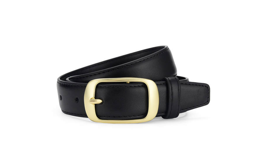 ALIEN BANG Cow Leather Belts Women's Width 2.8cm