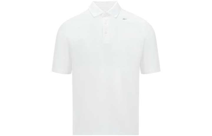 Reebok Reebok Polo Shirts Men's White Polo Collar Moderate Straight Fit