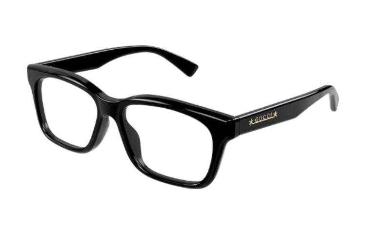 GUCCI GUCCI Square Eyeglass Frames Men's Black
