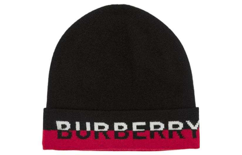 Burberry Cashmere, Polyamide Beanies Women's Black