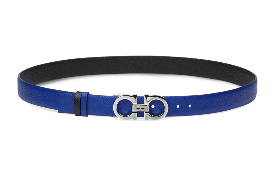 Ferragamo Gancini-buckle reversible leather belt