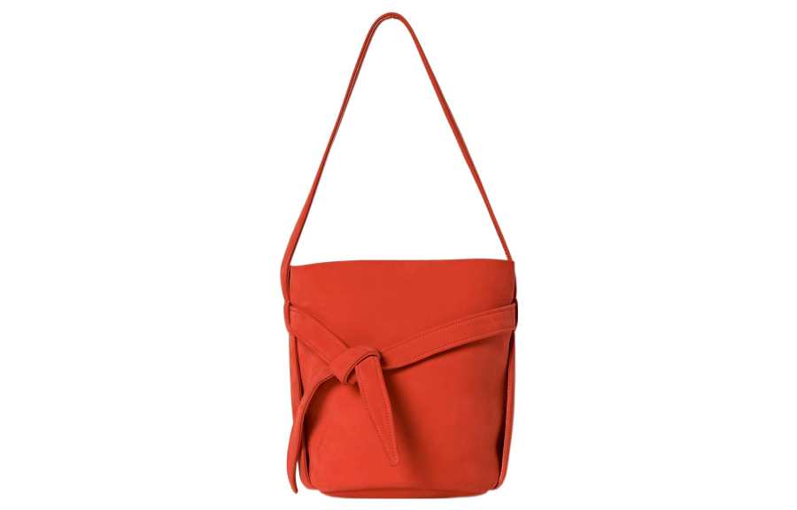 THE ROW Nubuck Bucket Bag, Handbag, Shoulder Bag Women's Orange