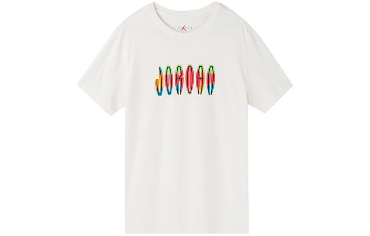 Jordan Jordan T Shirts Men's White Crew Neck Moderate