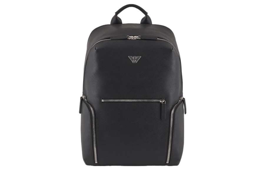 EMPORIO ARMANI Polyamide Polyester Backpack Unisex Black