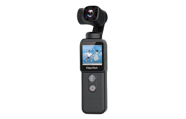 FEIYUTECH Pocket3 Pocket Gimbal Camera Cycling Outdoor Sports, Handheld Detachable Camera HD Stabilized Vlog Camera