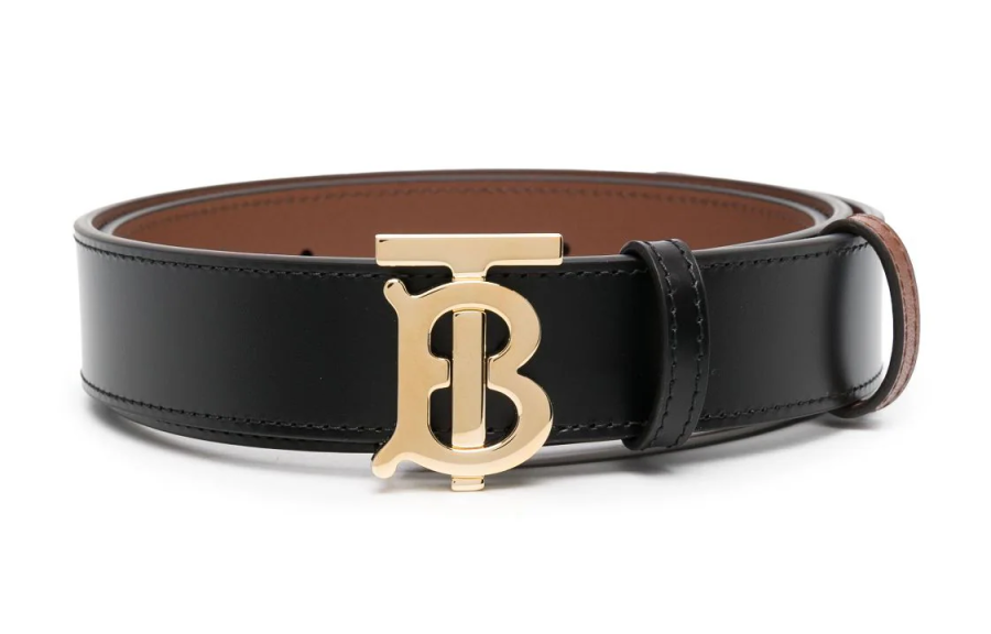 Burberry Burberry Logo Plaque Reversible Buckled Belt