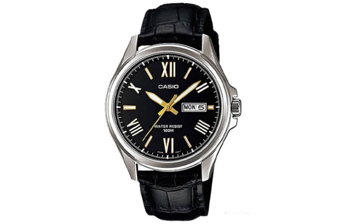 CASIO CASIO Men Standard Series Black Watch MTP-1377L-1A