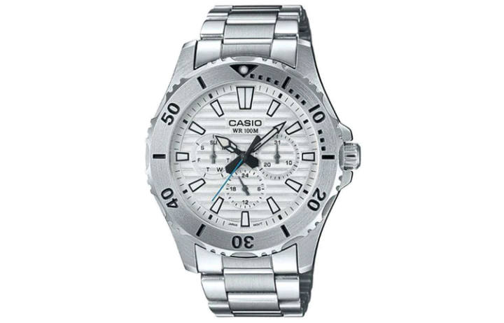 CASIO CASIO Unisex White Watch MTD-1086D-7A