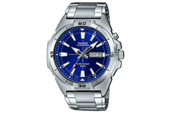 CASIO CASIO Men Standard Series Blue Watch MTP-E203D-2A