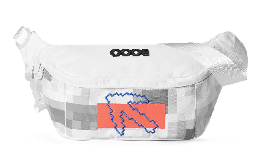 COEXISTENCE COEXISTENCE Polyester Sling Bag, Crossbody Bag, Fanny Pack Regular Unisex White