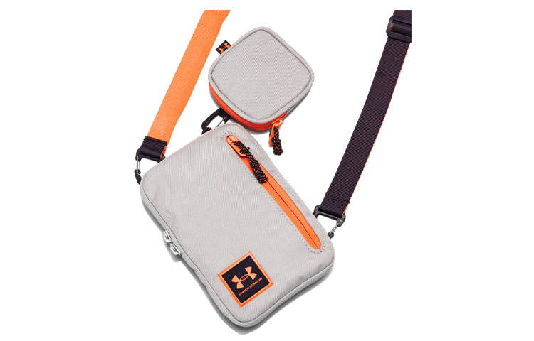 Under Armour Polyester Shoulder Bag, Crossbody Bag Small Unisex Mist White