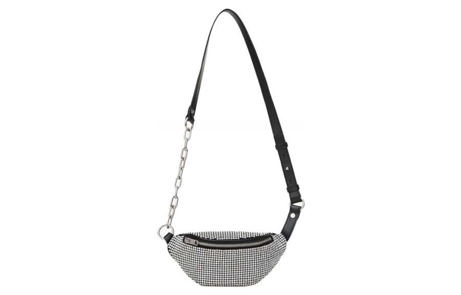 Alexander Wang Attica With Cow Leather And Sheepskin Shoulder Bag, Crossbody Bag, Sling Bag, Fanny Pack Mini Women's