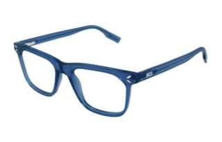 McQ Alexander McQueen Square Prescription Glasses Men's Blue