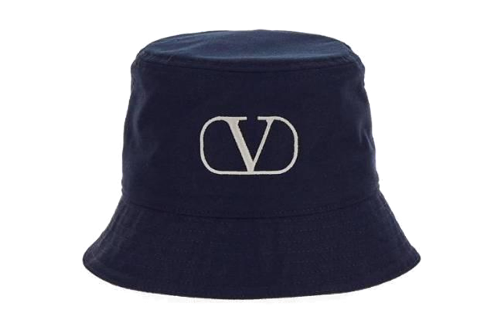 Valentino Valentino Garavani Logo Embroidered Bucket Hat