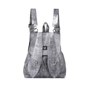 REBIRTH Denim Canvas Rabbit Backpack Large Unisex Black, Blue, Pink