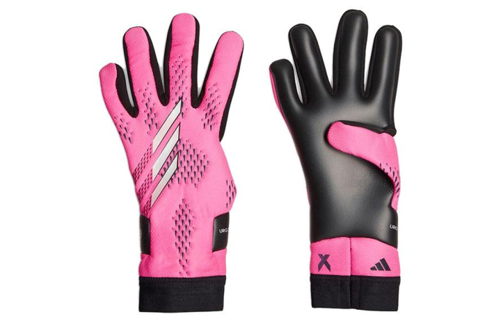 Adidas Adidas Recycled Polyester, Polyurethane, Rubber Foam Sports Gloves Unisex Pink