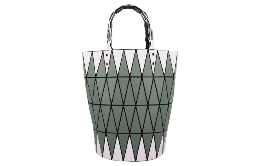 ISSEY MIYAKE Resin Basket Bag Handbag Regular Women's White & Green
