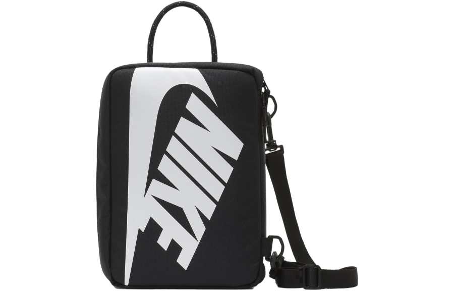 Nike Nike Polyester Shoe Box Bag, Handbag, Shoulder Bag, Crossbody Bag, Storage Bag Unisex Black
