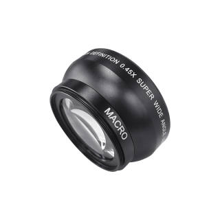 Komery Camera Accessories Lens, 2 in 1 Camera 52mm Wide Angle Lens