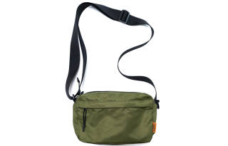 MYBRANDORIGINAL Nylon Small Square Bag, Crossbody Bag Small Unisex Green