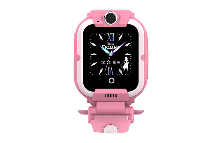 Disney Frozen Series Smart Movement Silicone Strap Watch Unisex Black Dial SF 54241